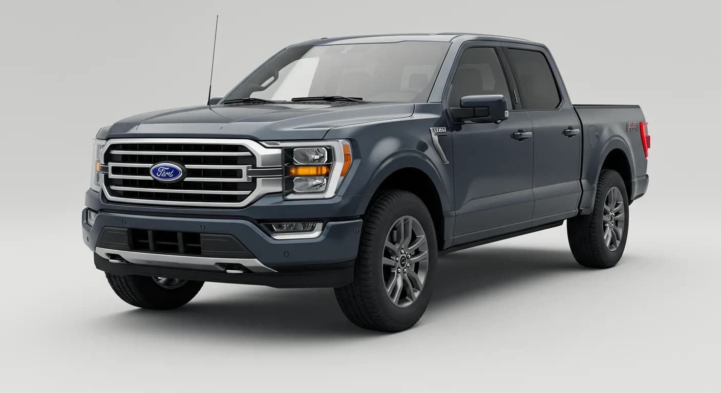 2022 FORD F-150 safety profile — editorial illustration