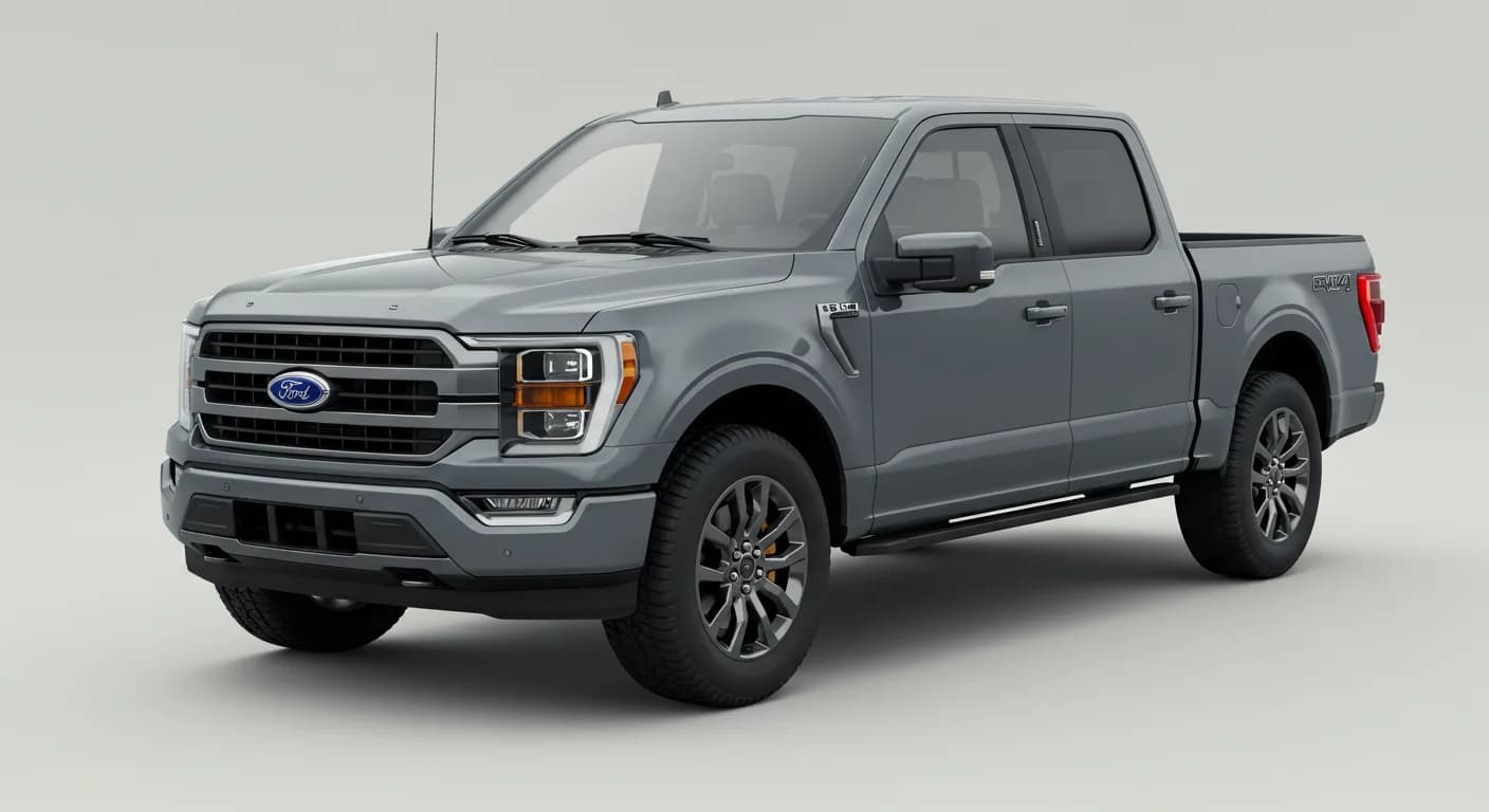 2024 FORD F-150 safety profile — editorial illustration