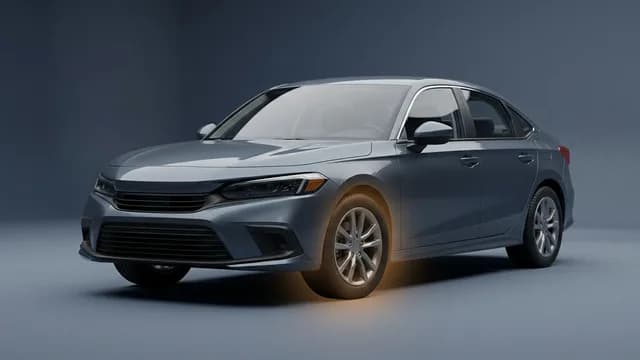 2022 HONDA Civic safety profile — editorial illustration
