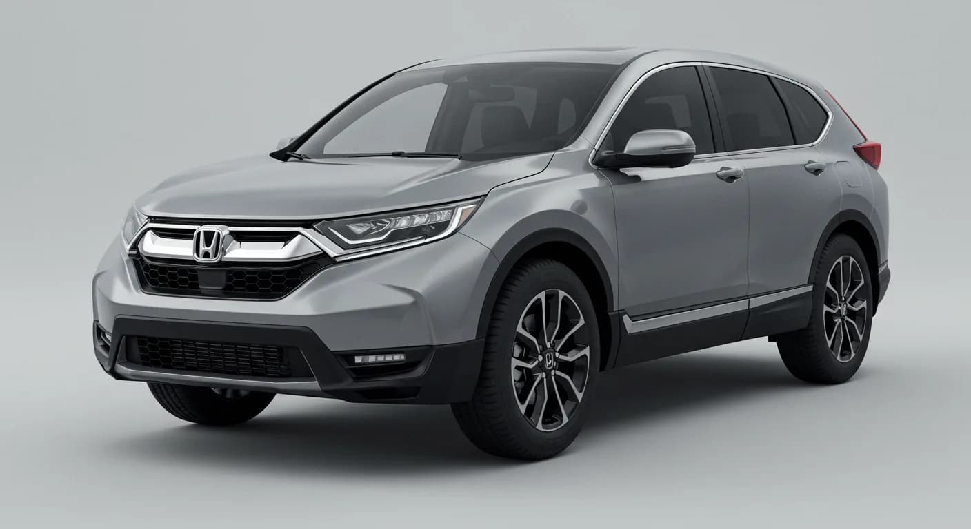 2025 HONDA CR-V safety profile — editorial illustration