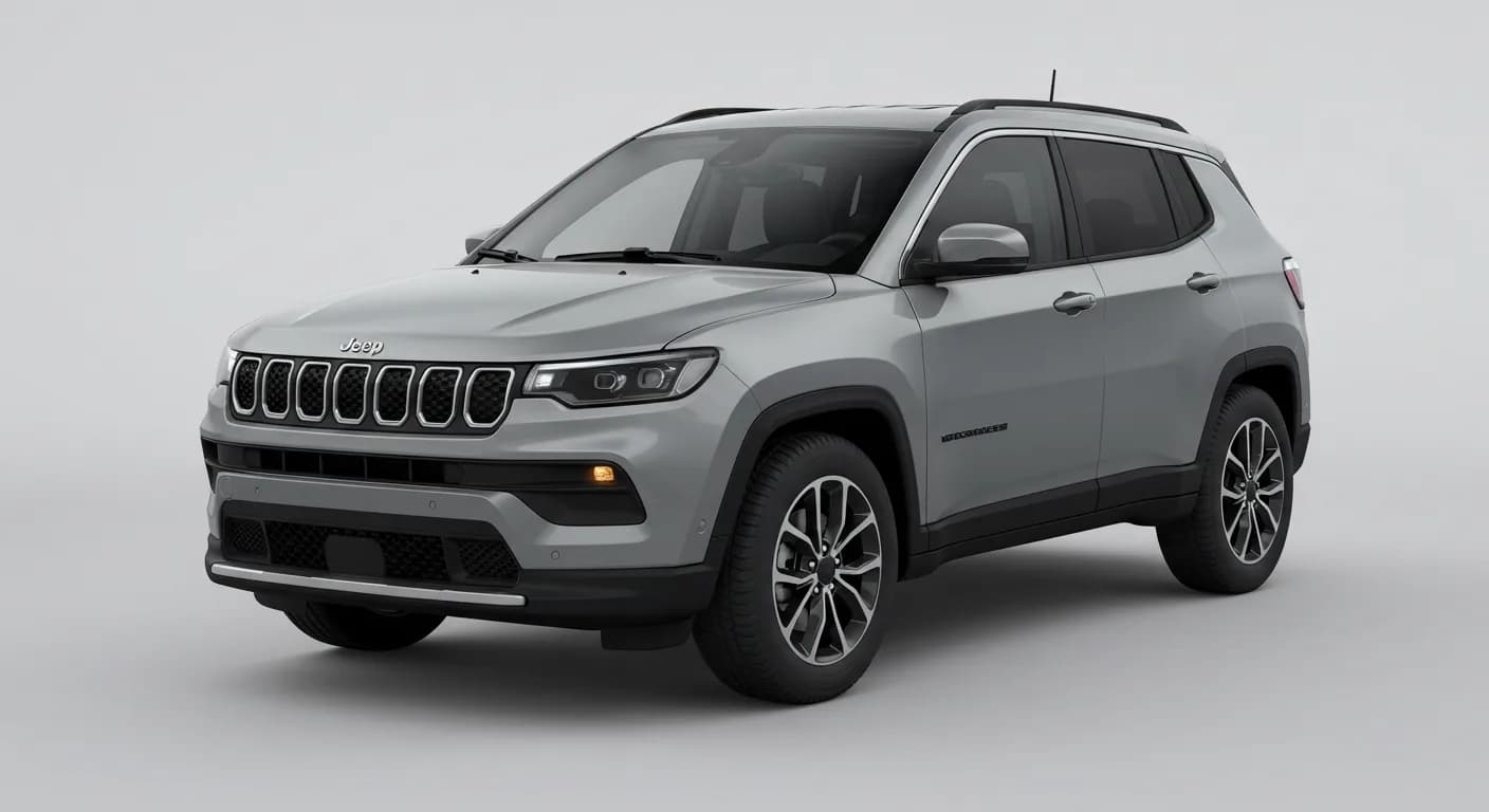 2022 JEEP Compass safety profile — editorial illustration