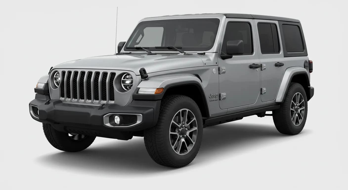 2021 JEEP Wrangler safety profile — editorial illustration