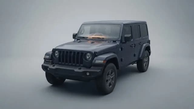 2023 JEEP Wrangler safety profile — editorial illustration
