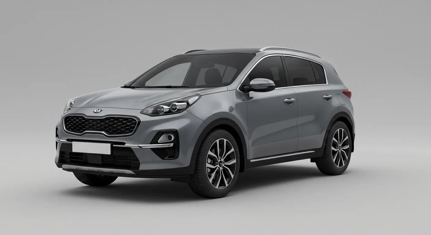 2022 KIA Sportage safety profile — editorial illustration