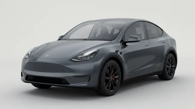 2021 TESLA Model Y safety profile — editorial illustration