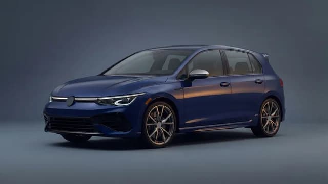 2022 VOLKSWAGEN Golf R safety profile — editorial illustration