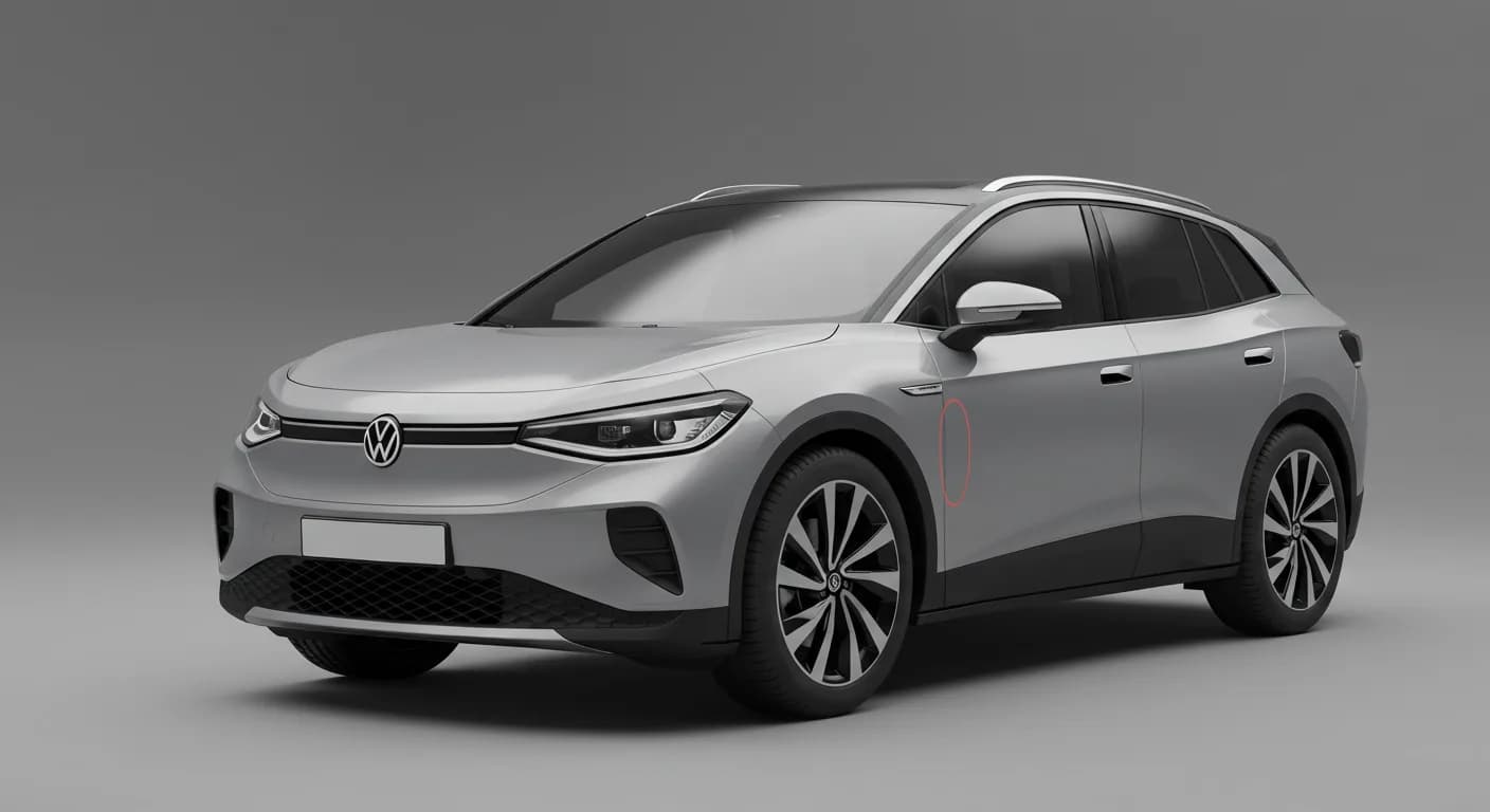 2021 VOLKSWAGEN ID.4 safety profile — editorial illustration
