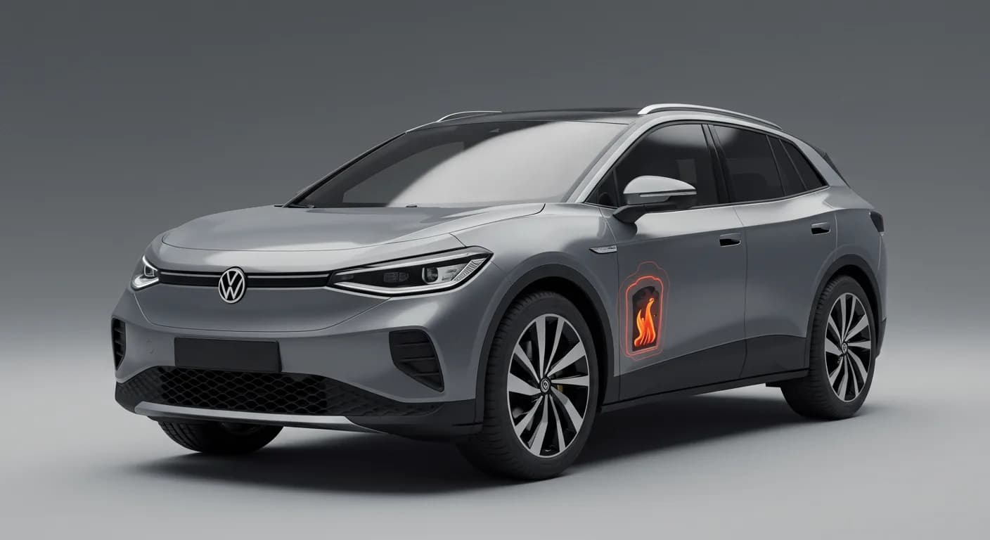 2023 VOLKSWAGEN ID.4 safety profile — editorial illustration