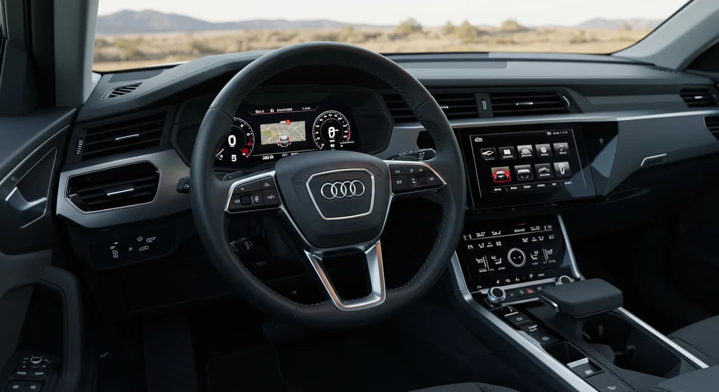 2021 Audi e-tron — Audi e-tron implausible range display