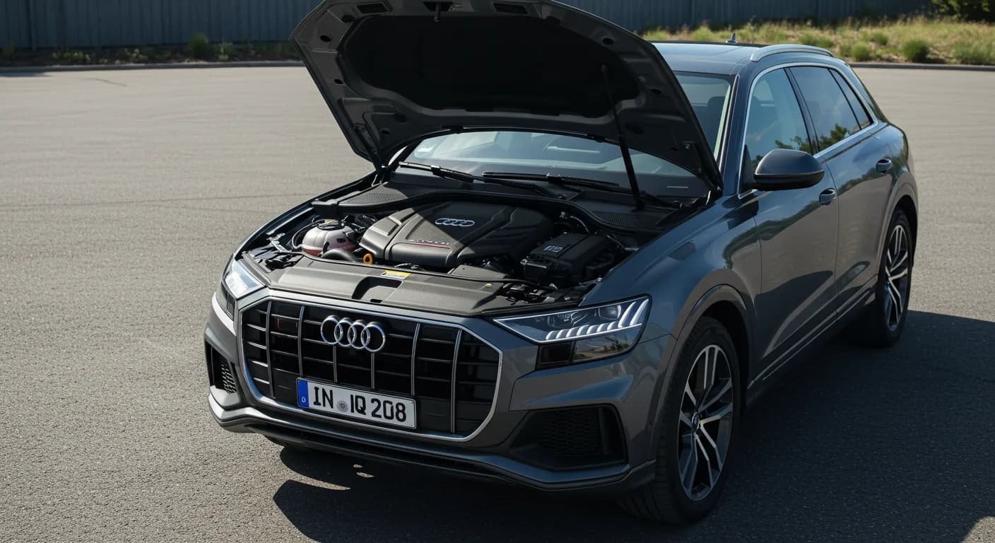 2022 Audi Q8 — 2022 Audi Q8 engine oil level too high