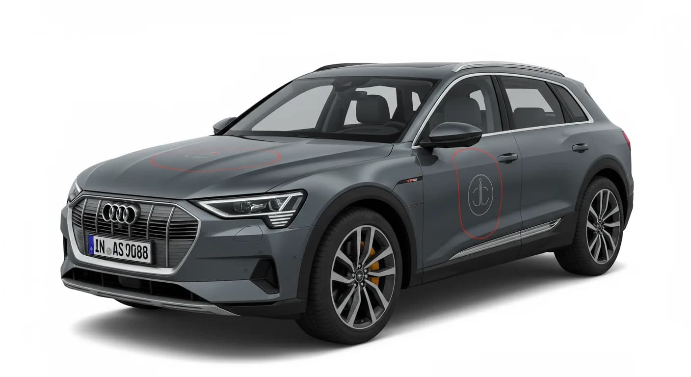 2021 Audi e-tron — Audi e-tron MIB3 map flickers