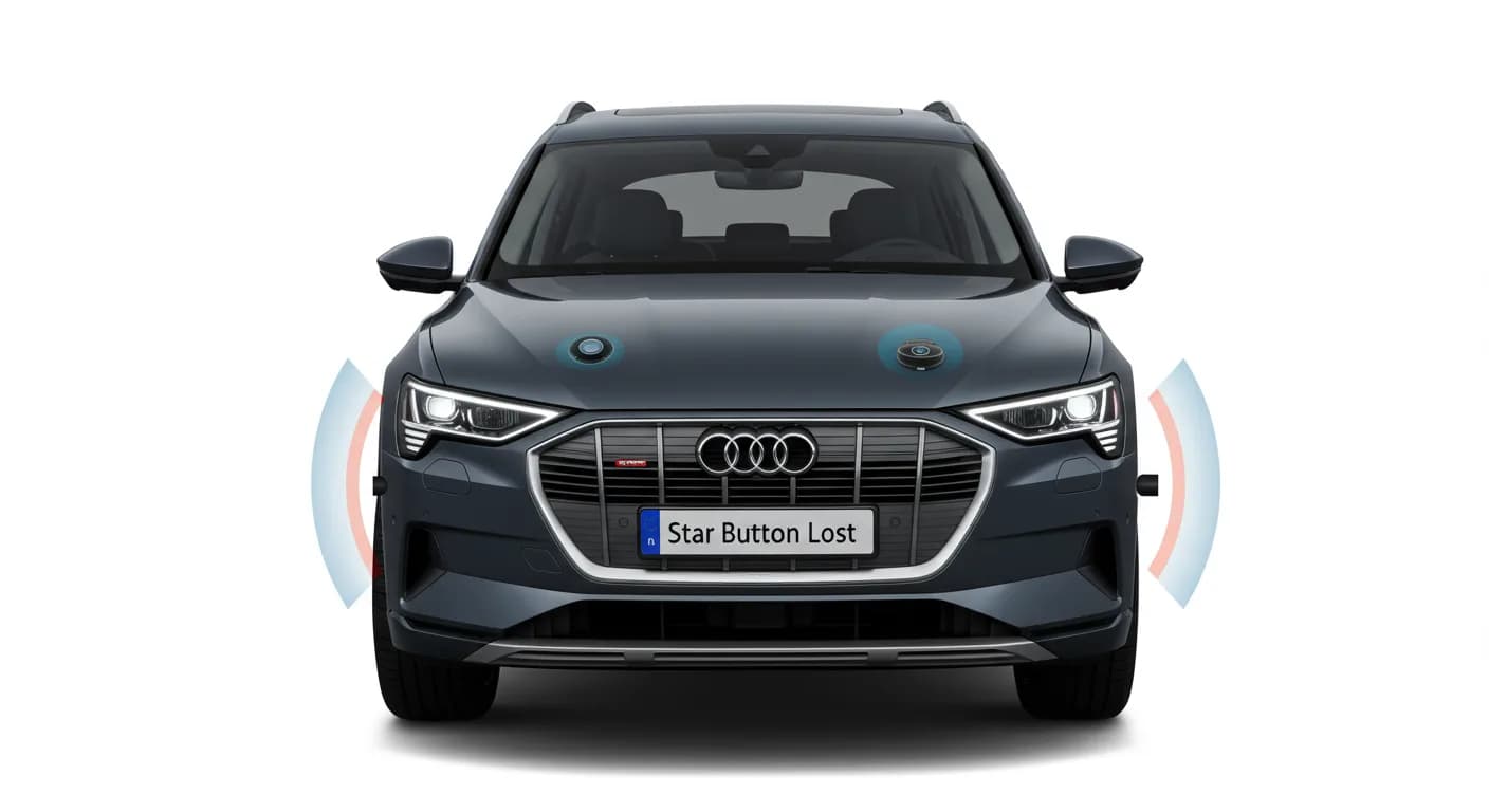 2021 Audi e-tron — Audi star button lost