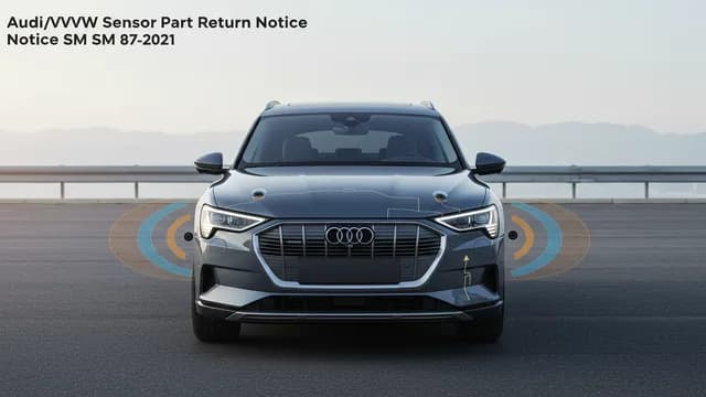 2022 Audi e-tron — Audi e-tron sensor part return