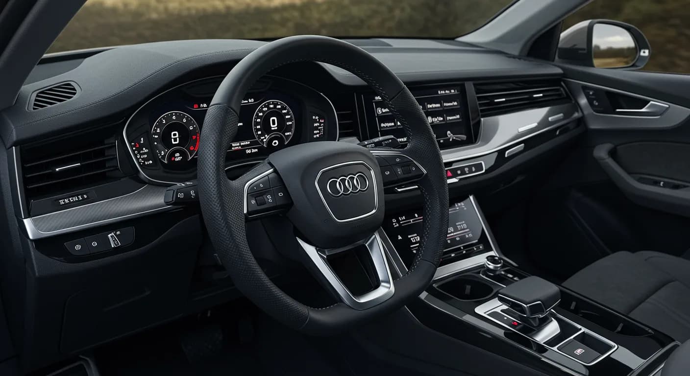2022 Audi Q8 — Audi virtual cockpit vertical line