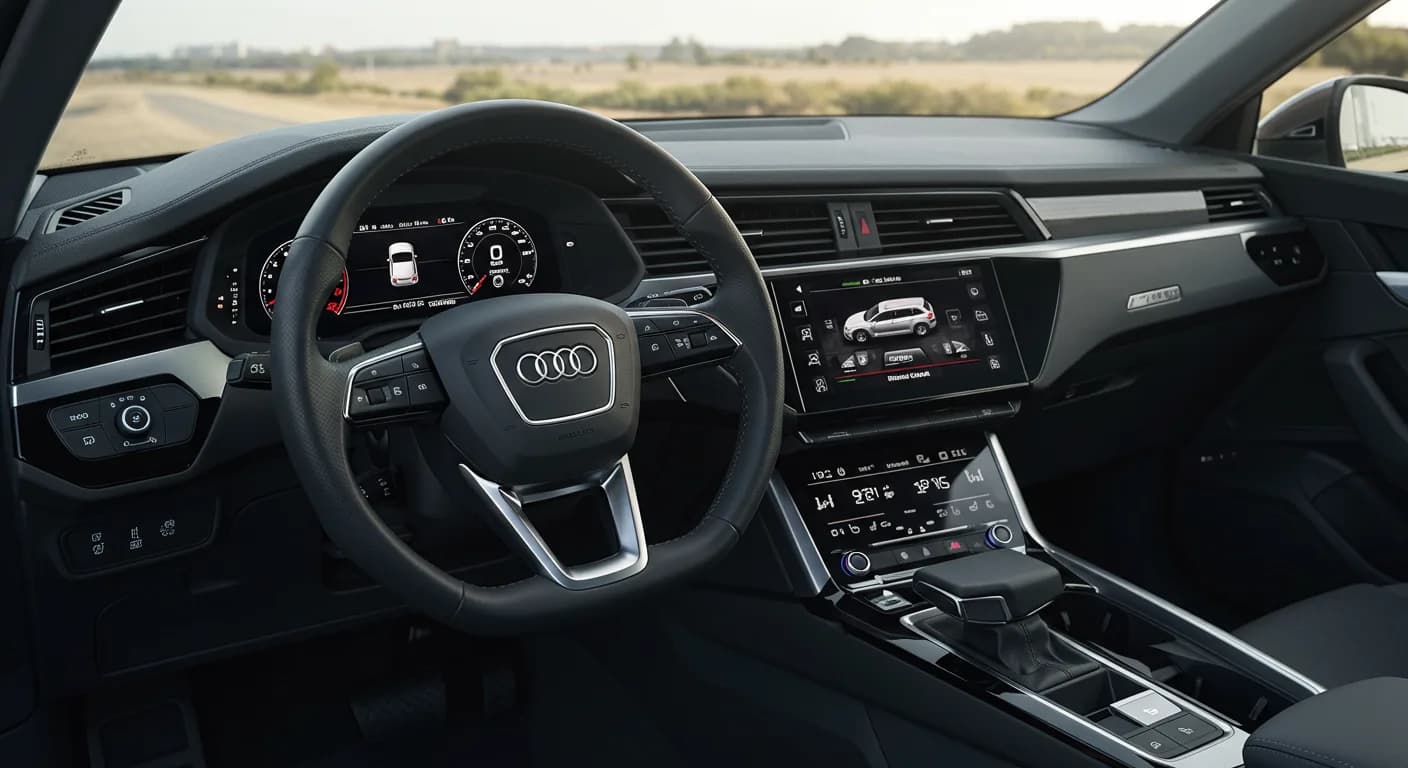 2021 Audi e-tron — Audi SAFE CP display