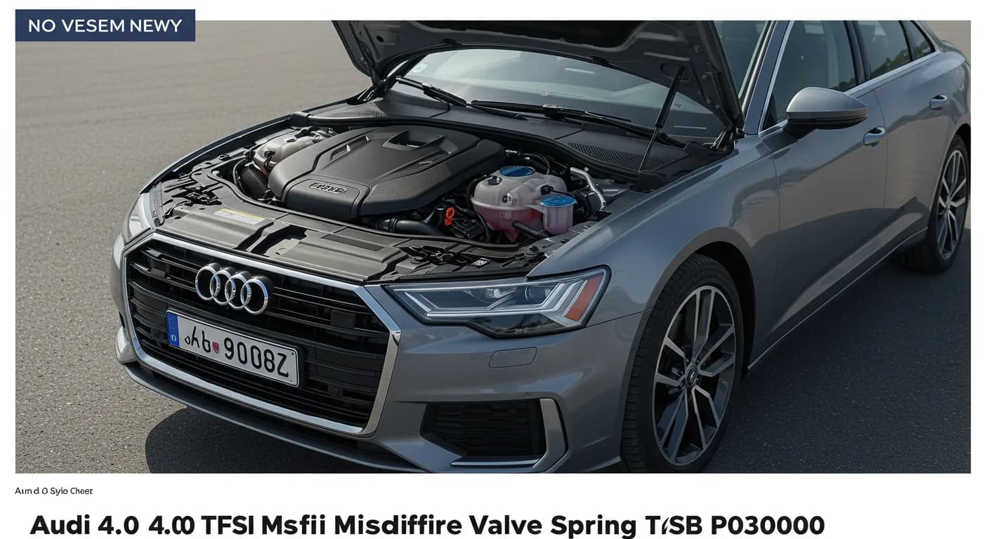 2022 Audi A6 — Audi 4.0 TFSI misfiring P030000
