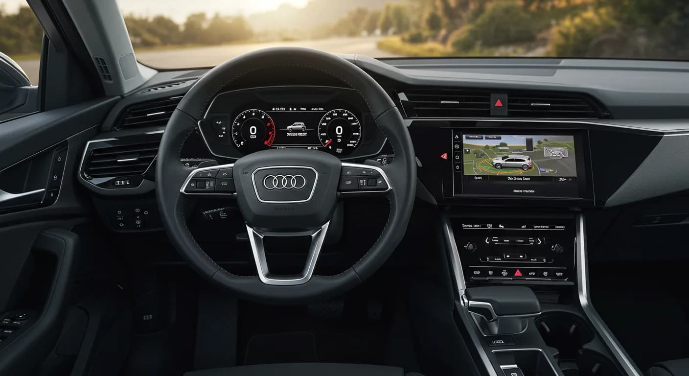 2022 Audi e-tron — Audi e-tron instrument cluster noise
