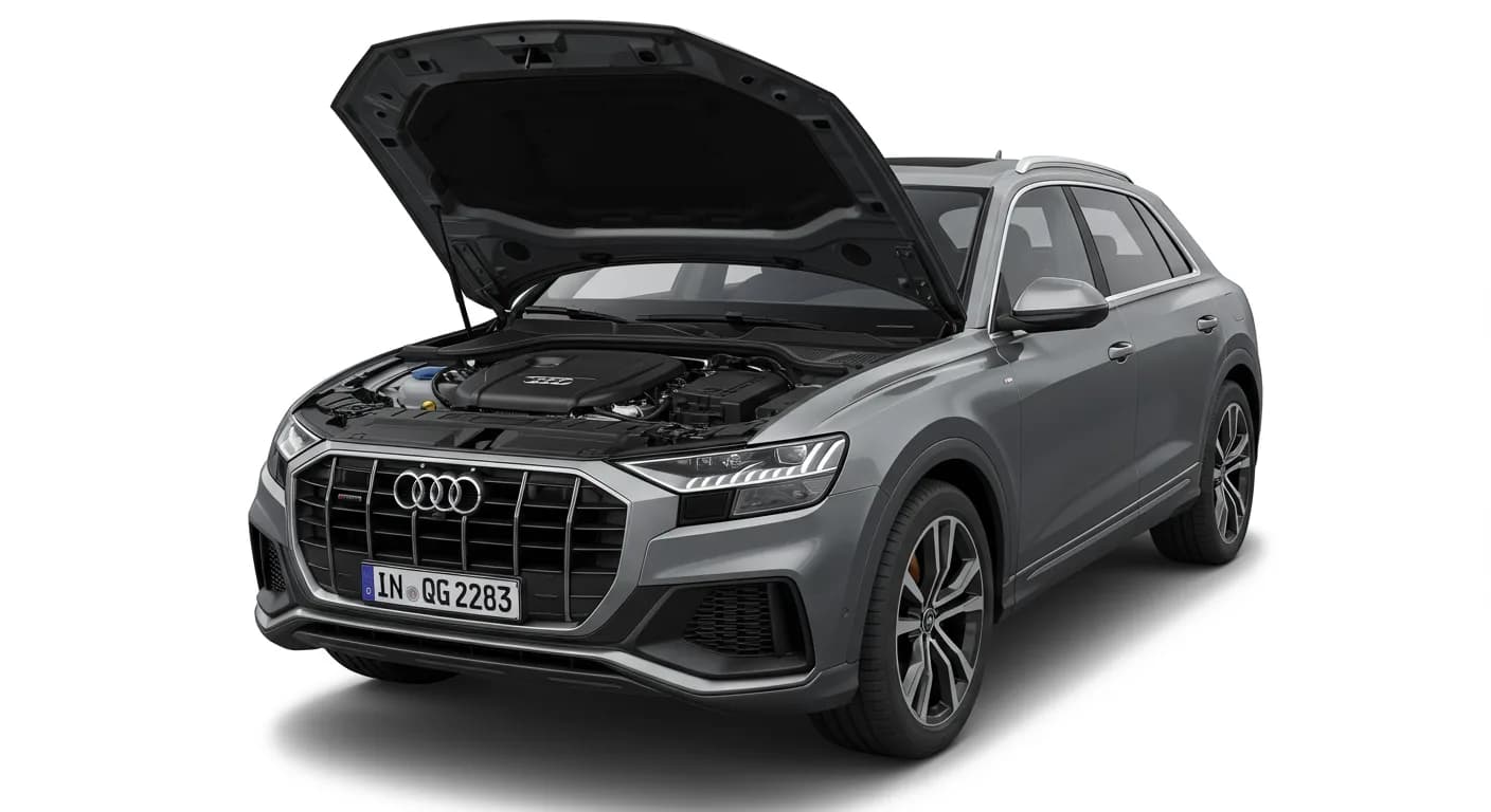 2023 Audi Q8 — Audi engine compartment noise