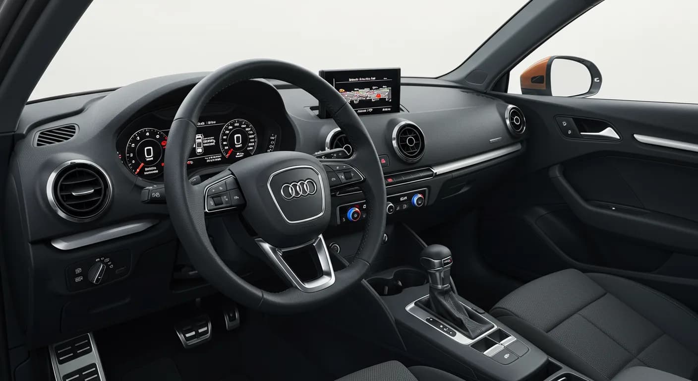 2022 Audi A3 — 2022 Audi A3 blank instrument cluster