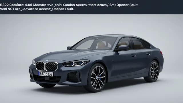 2022 BMW 430i — 2022 BMW 430i manufacturer_communication