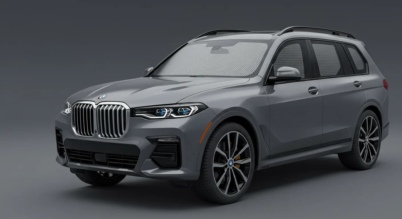 2021 BMW X7 — BMW X7 electric sunshade fault