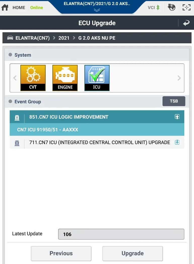 2021 Hyundai Elantra — manufacturer_communication document image 1