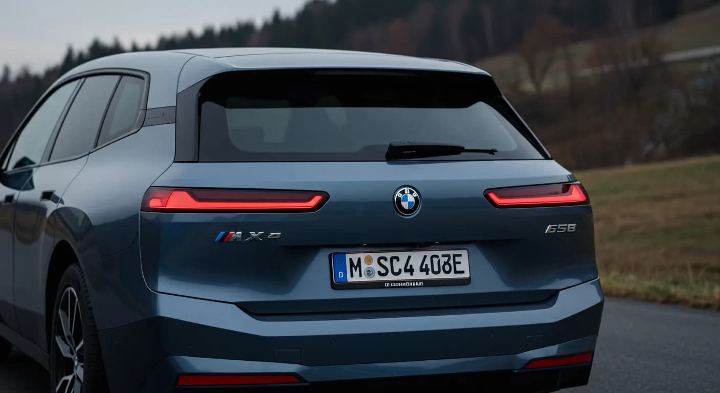 2022 BMW iX — 2022 BMW iX taillamp fault