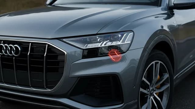 2023 Audi Q8 — 2023 Audi Q8 radiator grille trim