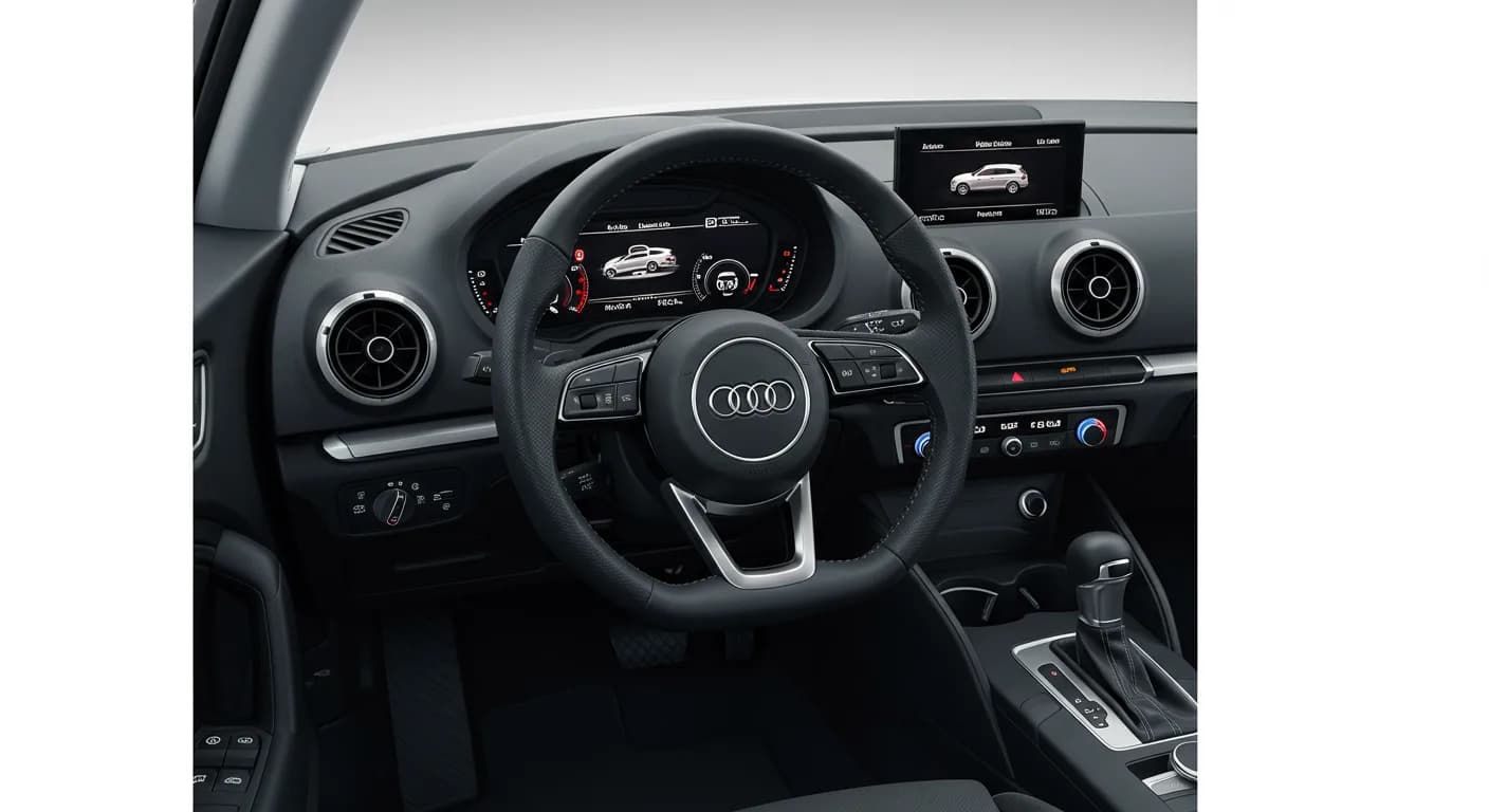 2023 Audi A3 — Audi A3 instrument cluster phone tab