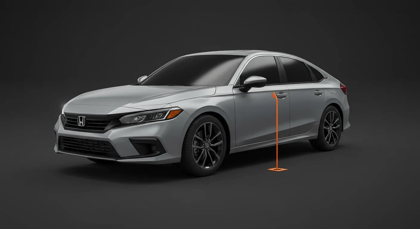 2022 Honda Civic — Honda Civic A/C condenser leak