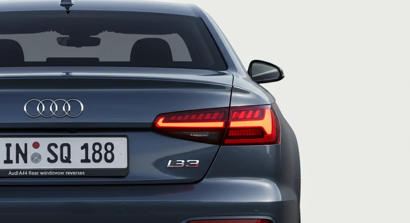 2023 Audi A4 — Audi A4 rear window reverses