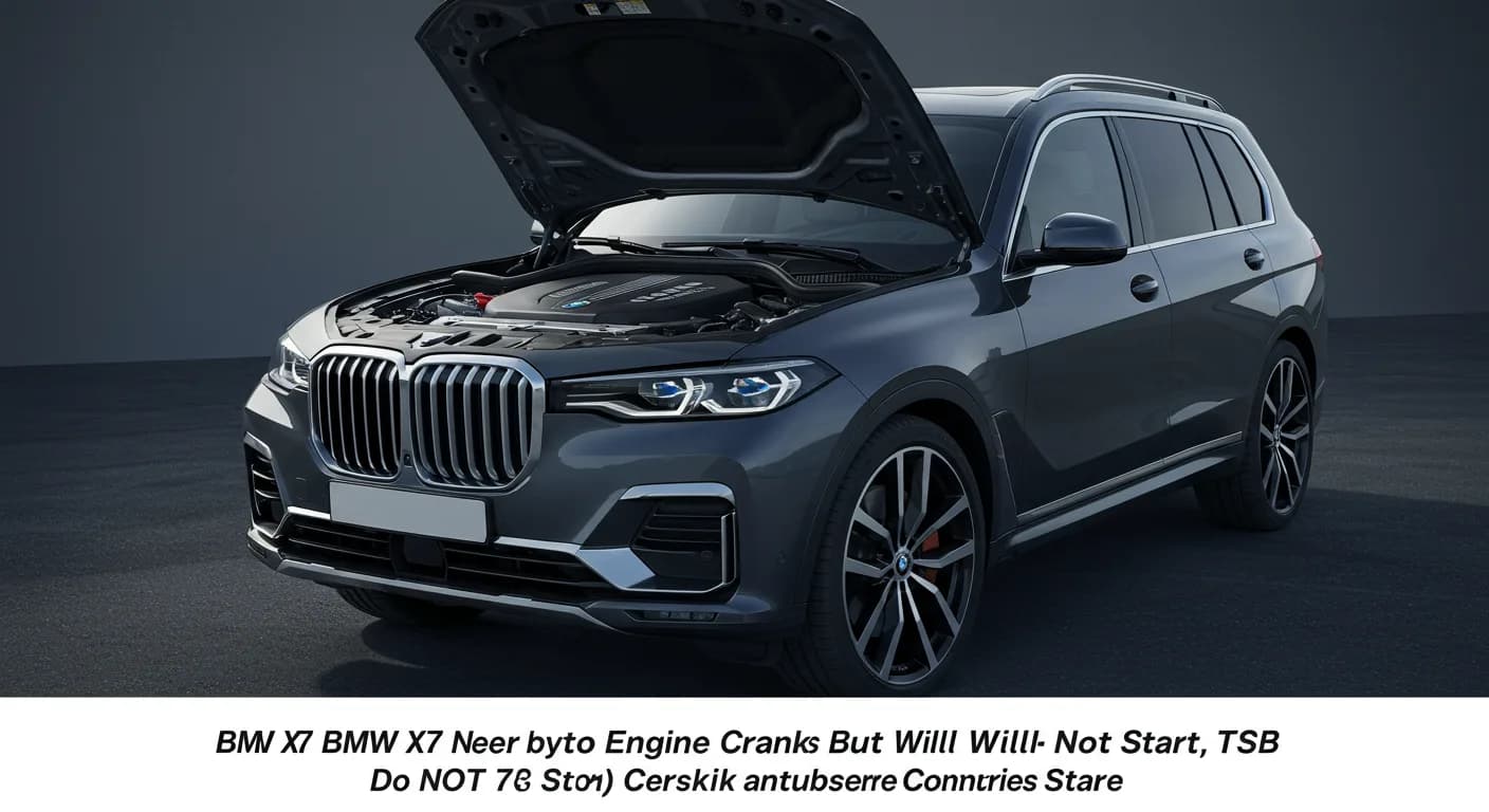 2023 BMW X7 — 2023 BMW X7 engine cranks but will not start