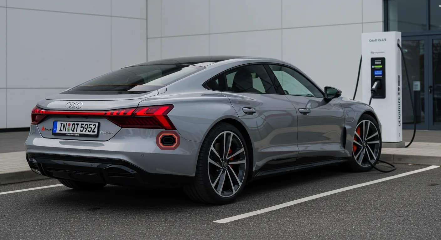 2023 Audi e-tron GT — Audi e-tron GT high-voltage connector