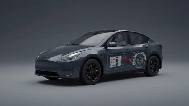 2023 TESLA Model Y — Tesla Model Y range reduction
