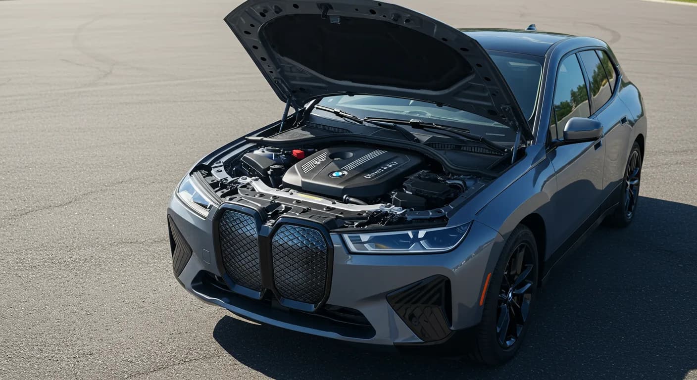 2022 BMW iX — 2022 BMW iX front electric drive unit