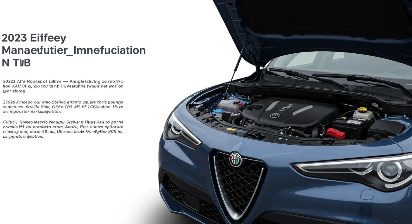 2023 Alfa Romeo Stelvio — 2023 Alfa Romeo Stelvio manufacturer_communication
