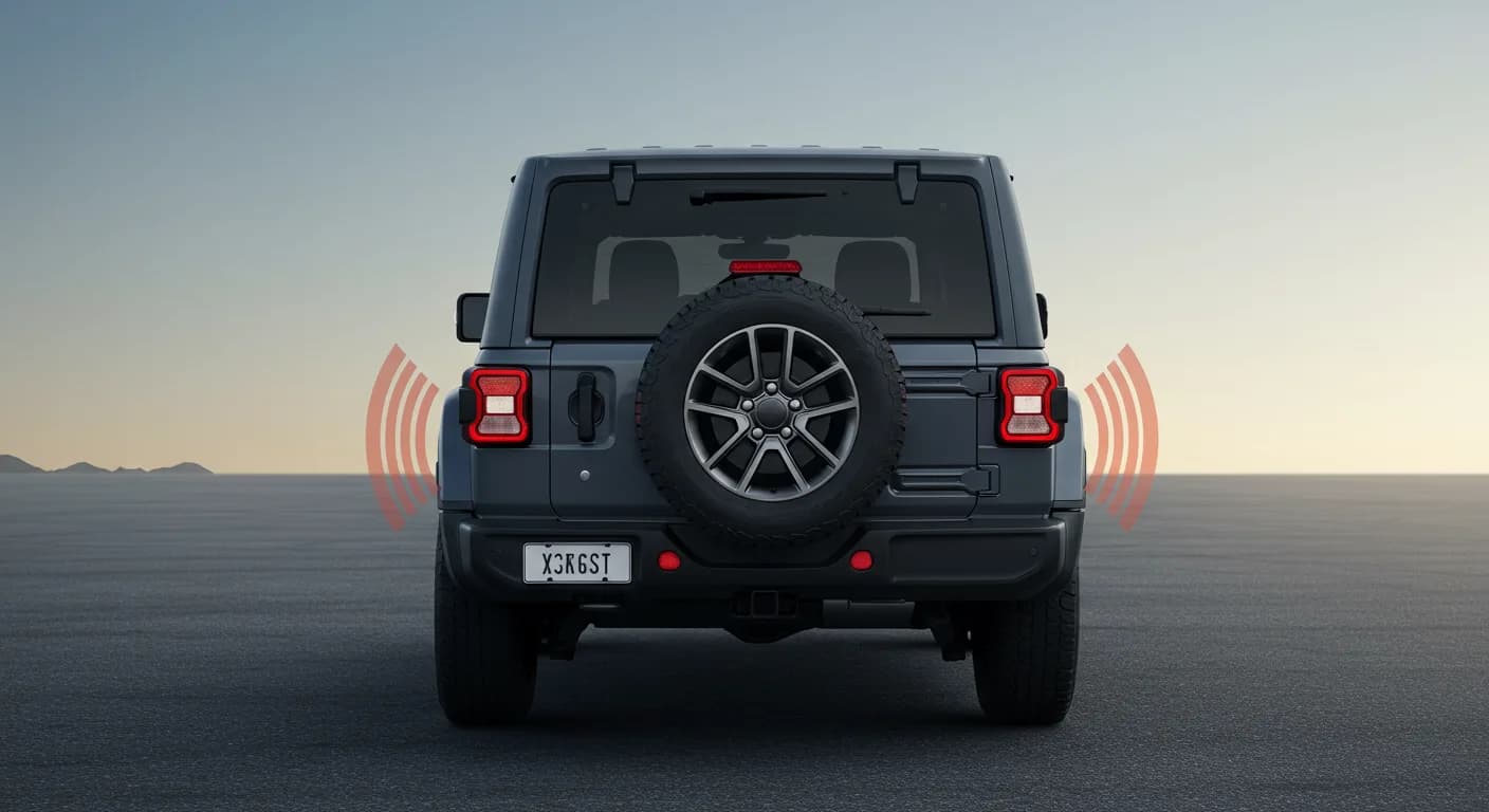 2021 Jeep Wrangler — 2021 Jeep Wrangler rear park assist warning