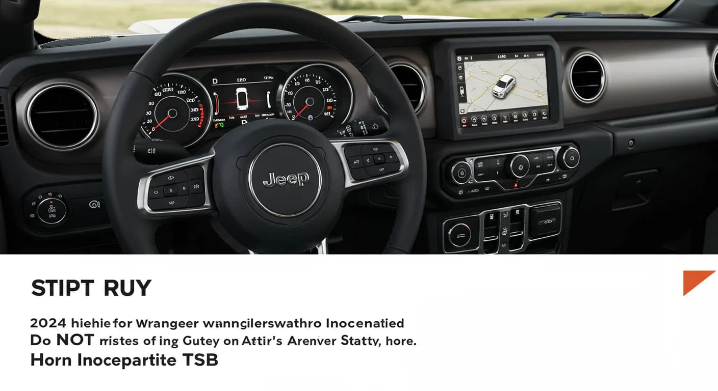 2024 Jeep Wrangler — 2024 Jeep Wrangler horn inoperative