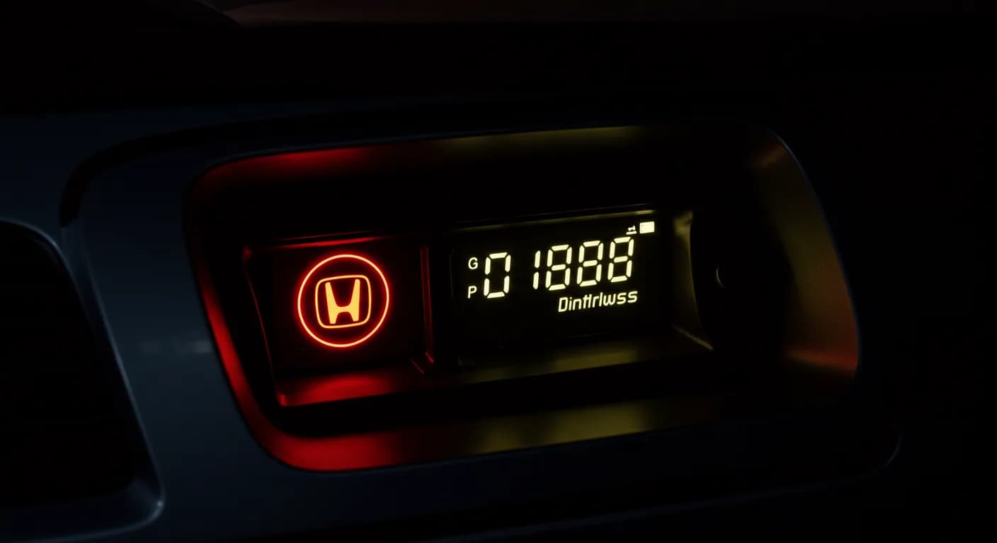 2021 Honda Civic — Honda display flashes