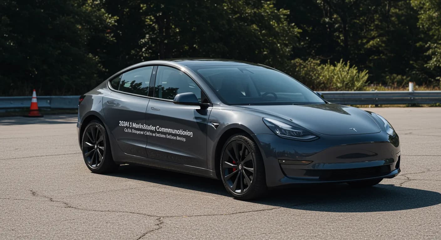 2024 TESLA Model 3 — 2024 TESLA Model 3 manufacturer_communication