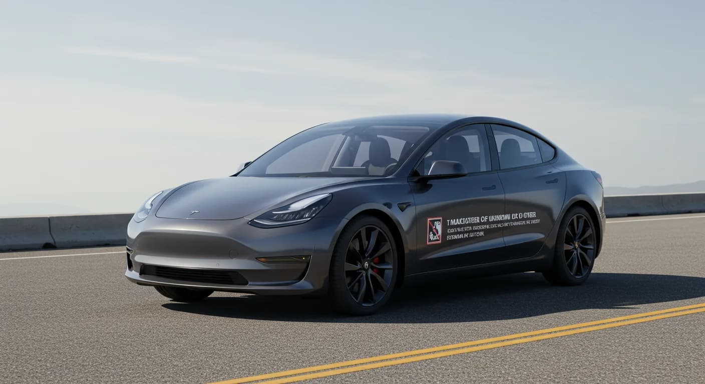 2023 TESLA Model 3 — 2023 TESLA Model 3 manufacturer_communication
