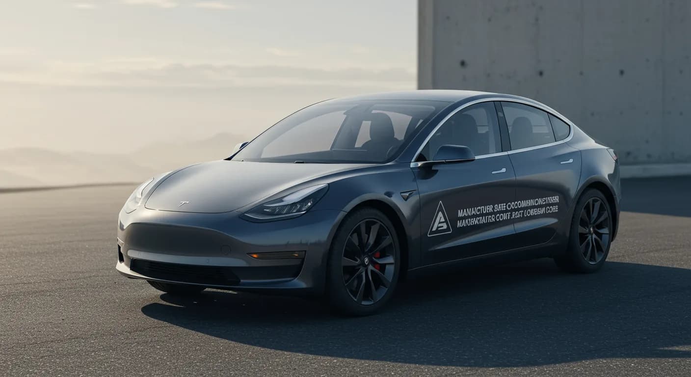 2022 TESLA Model 3 — 2022 TESLA Model 3 manufacturer_communication