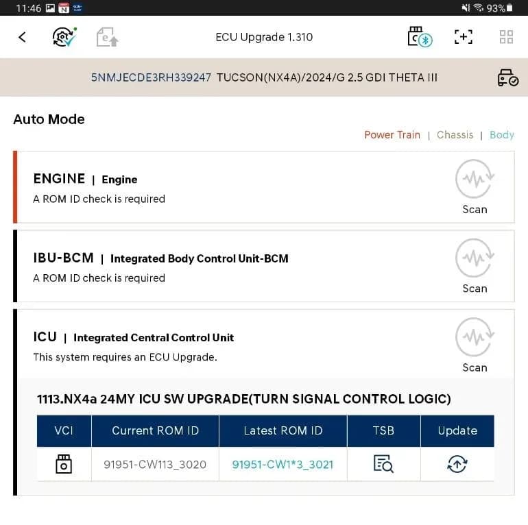 2024 Hyundai Tucson — manufacturer_communication document image 1