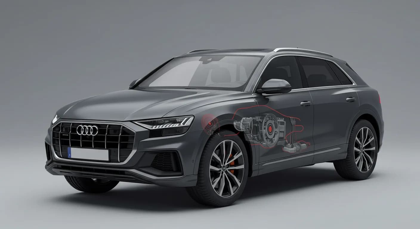 2021 Audi Q8 — 2021 Audi Q8 2nd gear start