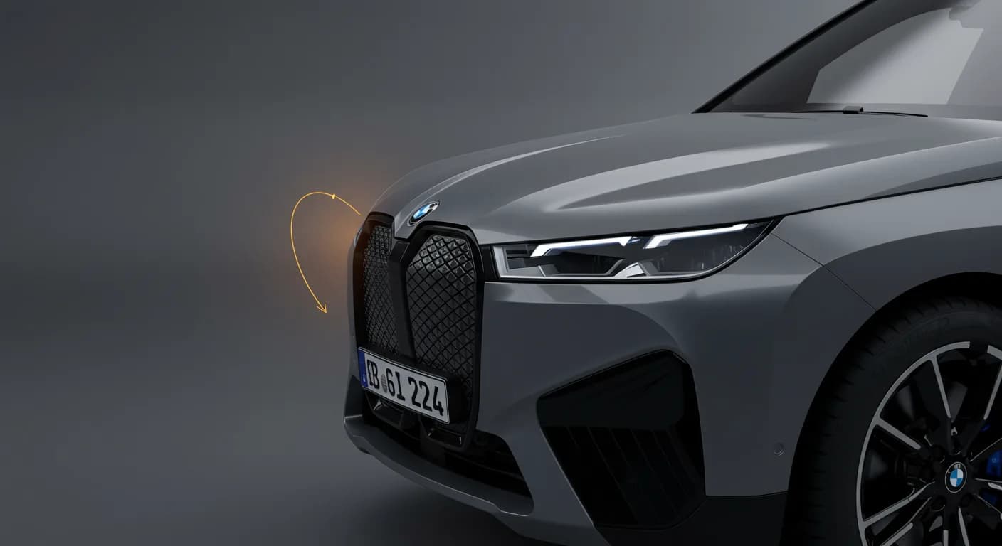 2024 BMW iX — BMW iX hood open warning