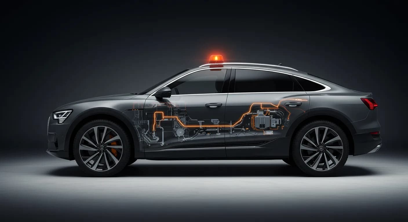 2022 Audi e-tron — Audi e-tron suspension fault