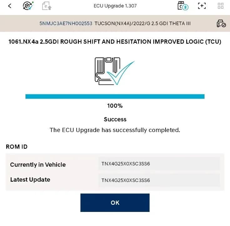 2022 Hyundai Tucson — manufacturer_communication document image 1