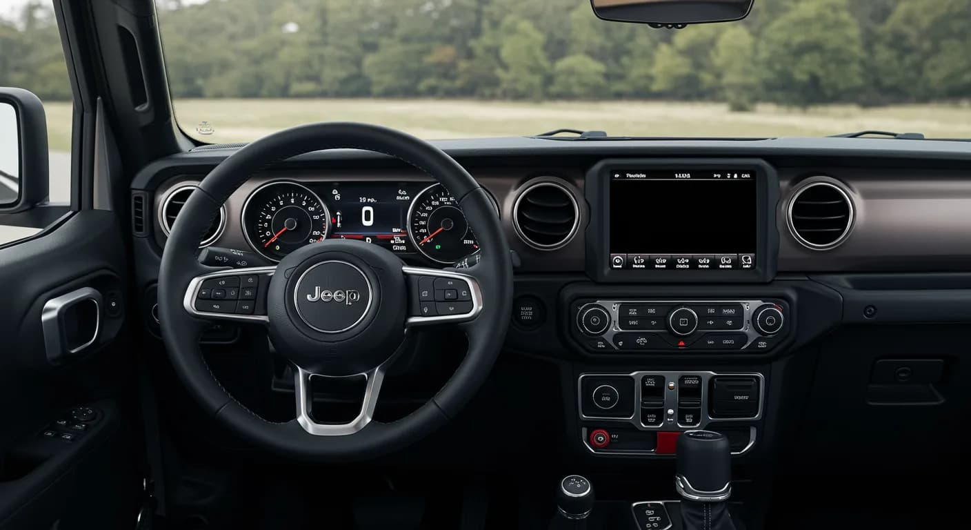 2025 Jeep Wrangler — Jeep Wrangler blank screen
