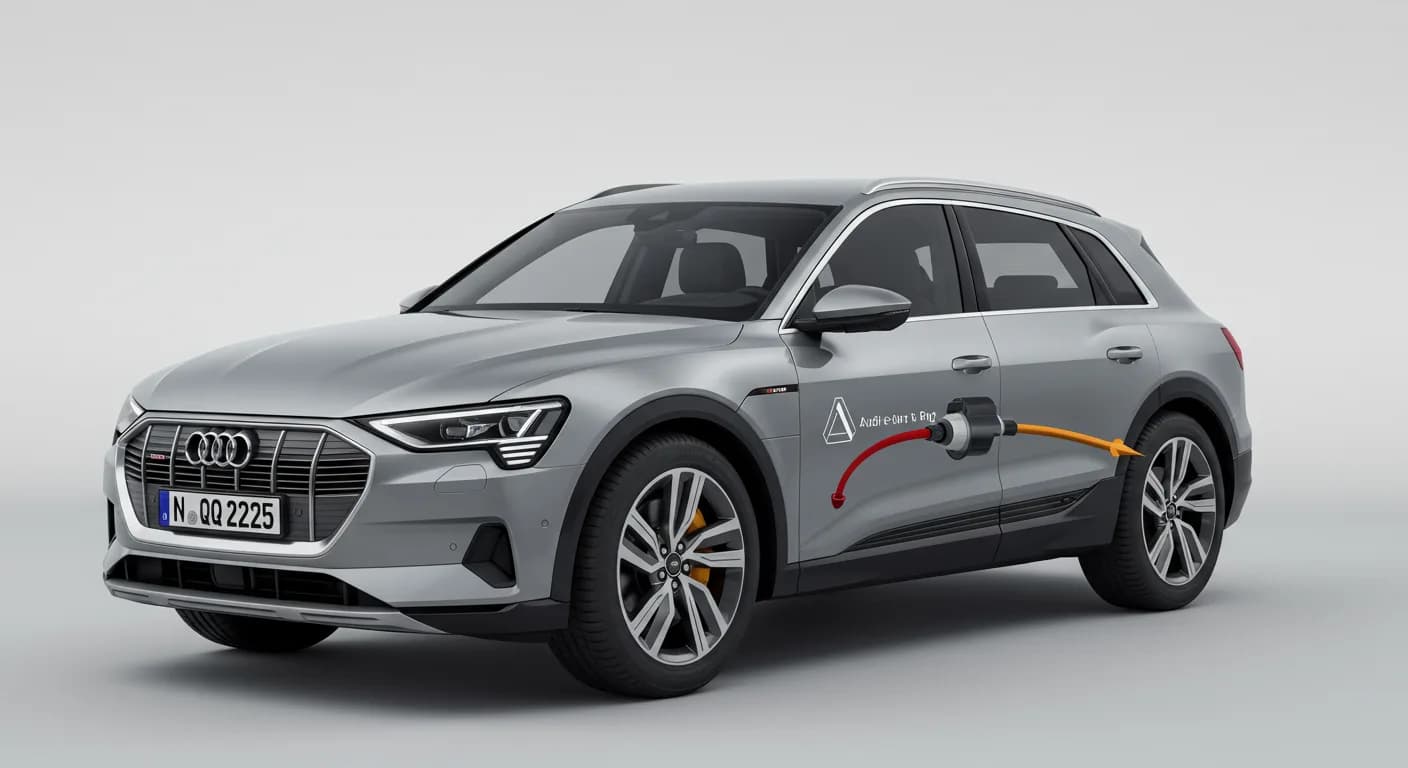 2021 Audi e-tron — Audi e-tron plug part