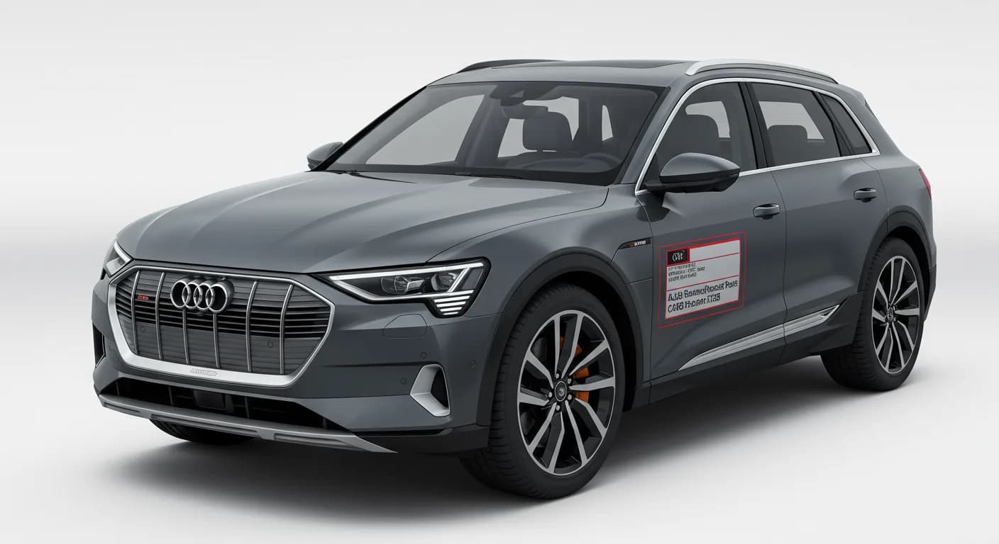 2022 Audi e-tron — Audi remanufactured parts CARB label